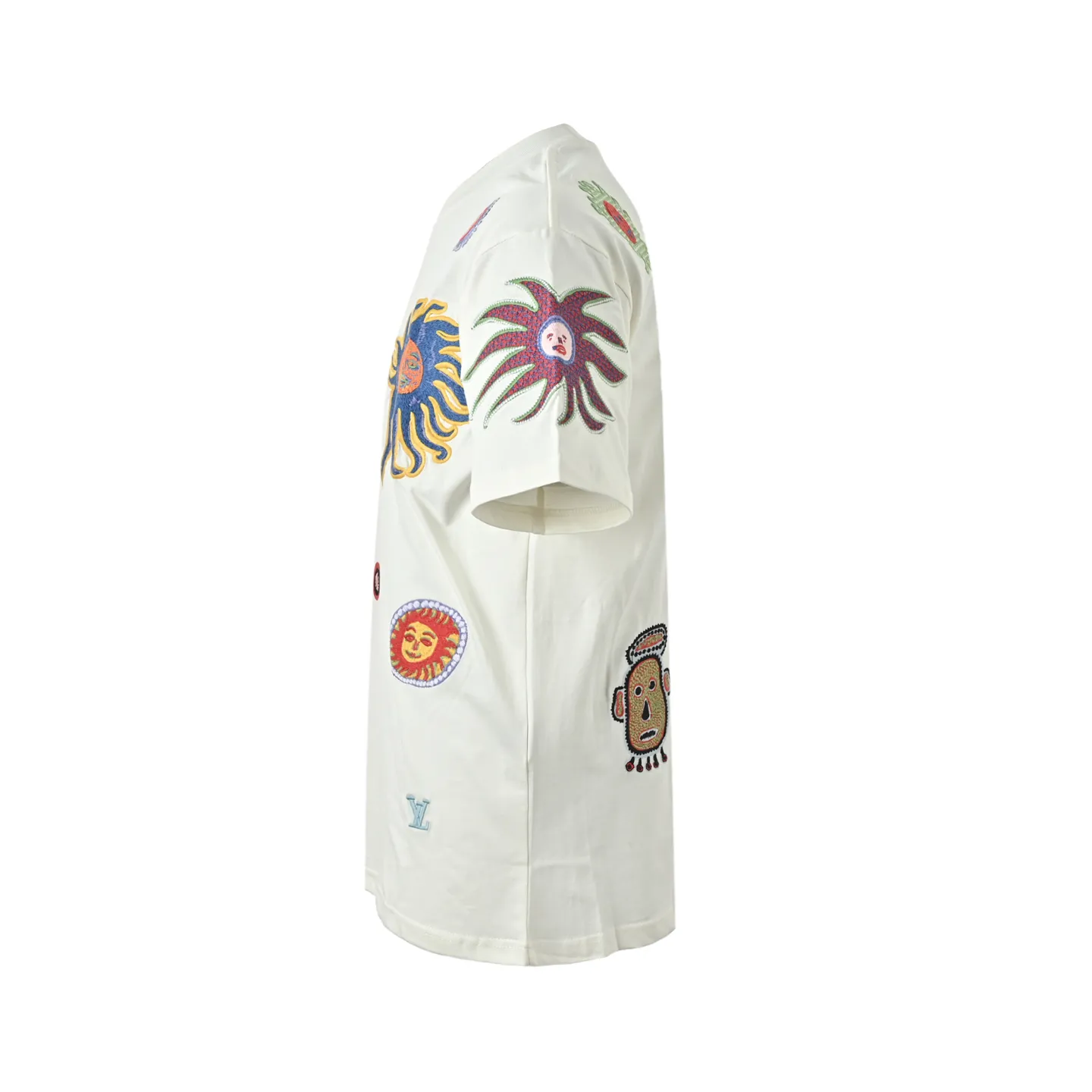 Louis Vuitton/Louis Vuitton sunflower embroidered short sleeves